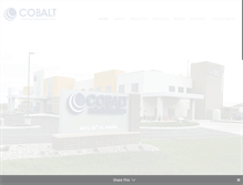 Tablet Screenshot of cobaltmedicaldevelopment.com